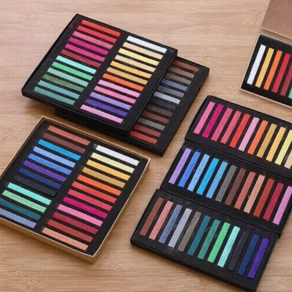 1 Chalk Pastel Powder & Drawing Brush Set