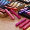 Chalk Pastel Powder & Drawing Brush Set