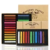 Chalk Pastel Powder & Drawing Brush Set