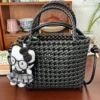Handwoven Classic Black Mini Bag