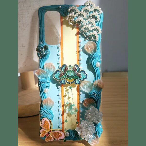 Chinoiserie Cloisonné Butterfly Phone Case