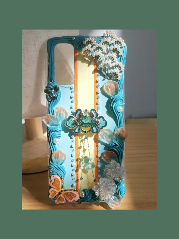 Chinoiserie Cloisonné Butterfly Phone Case