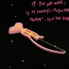 Peach Heart Dual-Needle Bead Pen Set